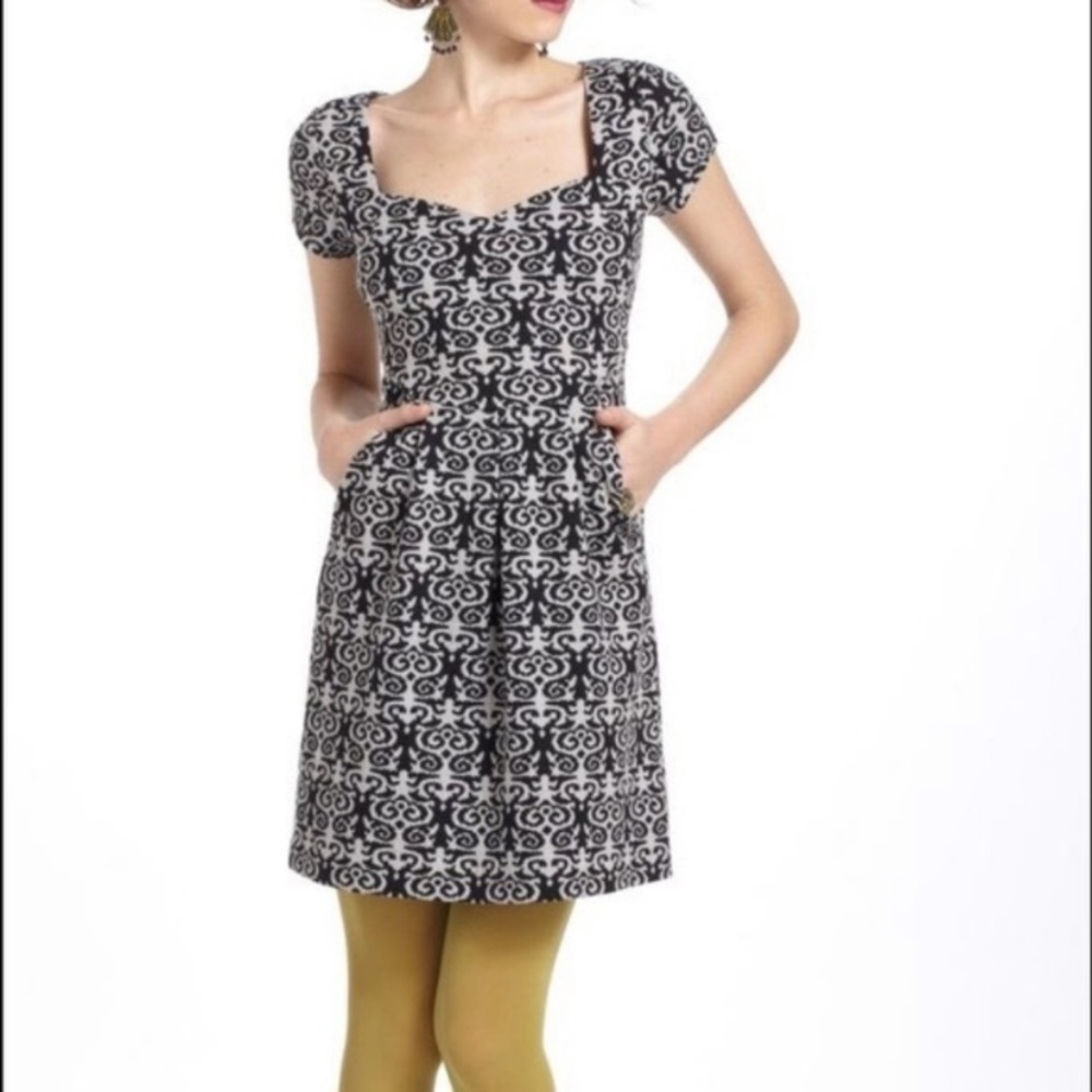 Anthropologie Deletta Caledonia Cutout Dress S